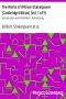 [Gutenberg 23041] • The Works of William Shakespeare [Cambridge Edition] [Vol. 1 of 9] / Introduction and Publisher's Advertising